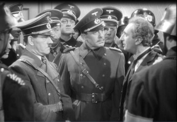 Tom Dugan, Jack Benny, Felix Bressart in To Be or Not to Be