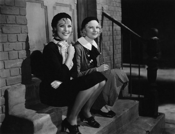 Loretta Young and Una Merkel in Midnight Mary
