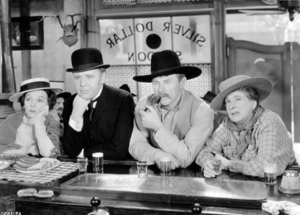 Pitts, Charles Laughton, Charlie Ruggles, and Maude Eburne in "Ruggles of Red Gap" (1935)