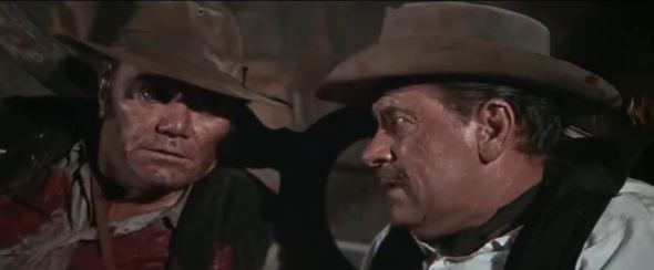 Ernest Borgnine as Dutch and William Holden as Pike