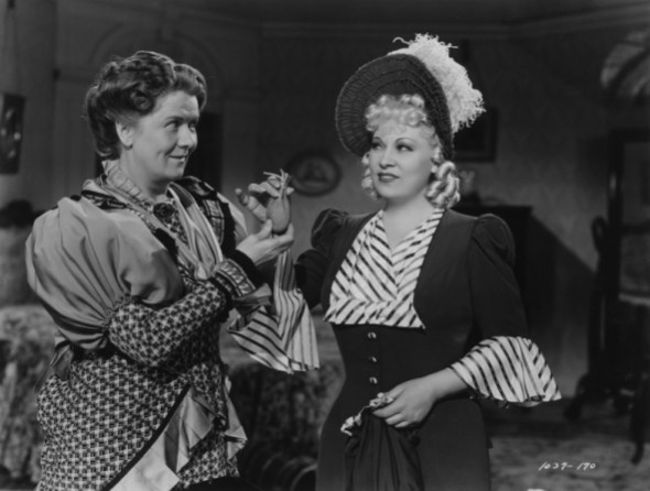 with Mae West in "My Little Chickadee"