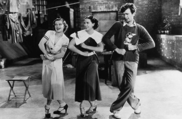 Vilma Ebsen, Eleanor Powell, and Buddy in "Broadway Melody of 1936"