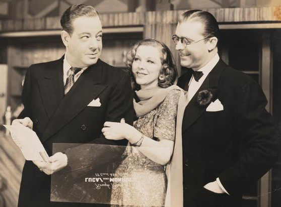 Alan Dinehart, Glenda, and Lyle Talbot in "Separate Rooms"