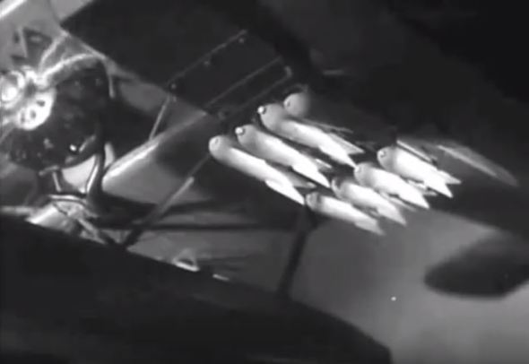 Bombs filled with poison gas