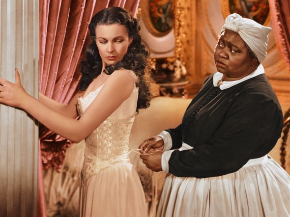 Hattie and Vivien Leigh in "Gone with the Wind" (1939)