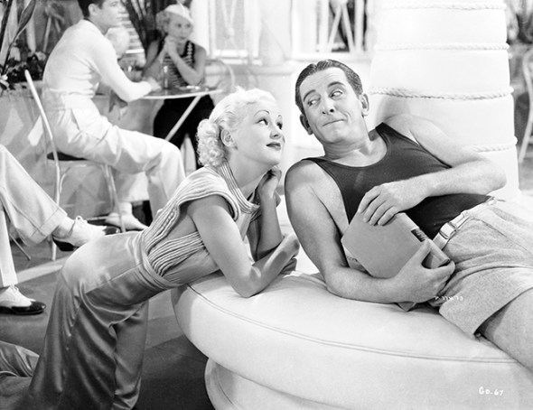 Betty Grable and Edward Everett Horton about to K-nock K-nees